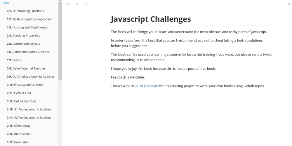 Javascript Challenges