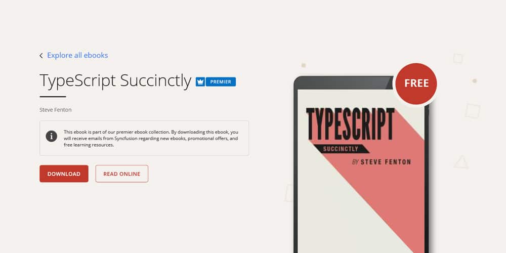 Best Free JavaScript Books 45 TypeScript Succinctly