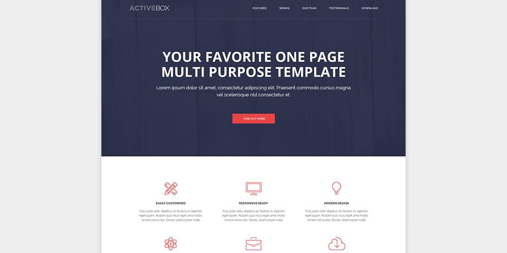ActiveBox HTML Template