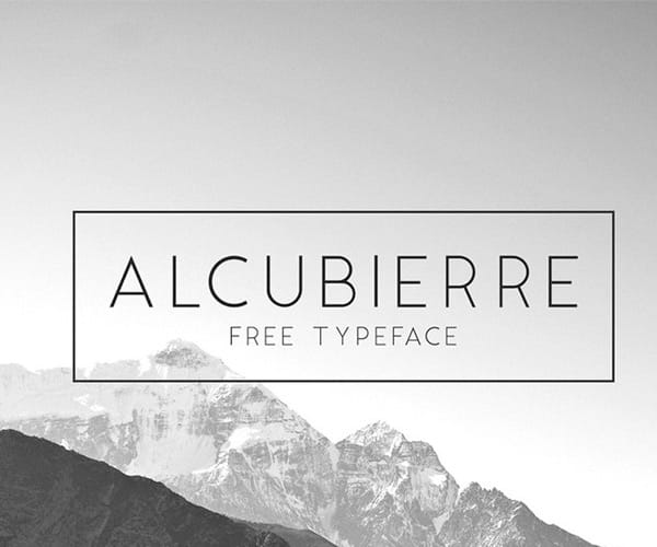 Alcubierre Free Typeface