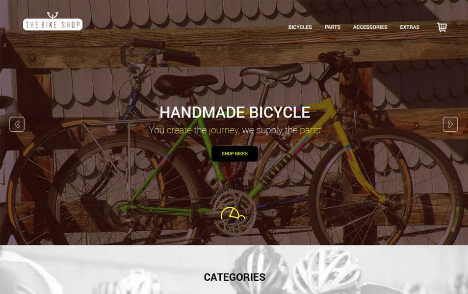 Bike Shop HTML Template