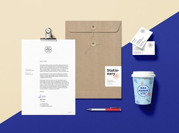 Branding Identity MockUp PSD