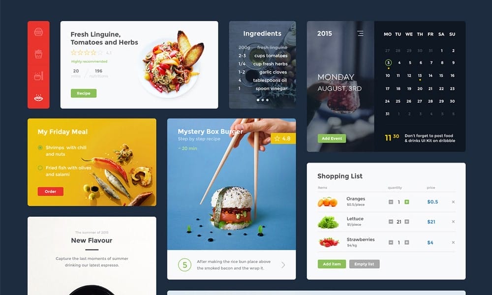 Food & Drink UI Kit