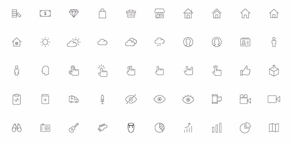 Free 200 Nanoline Icons