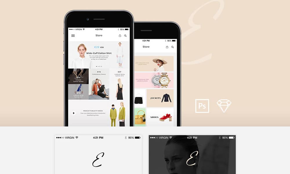 Free Elegance iOS UI Kit