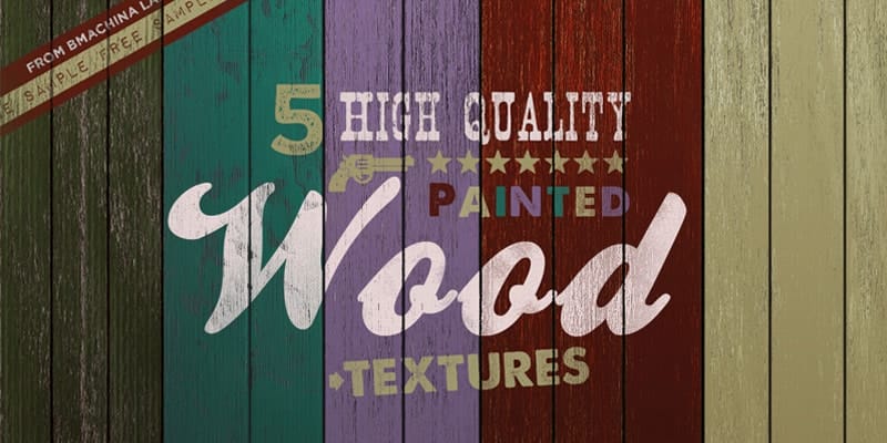 Free Painted Wood Textures