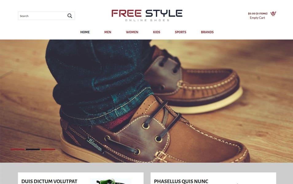 Free Style HTML Template
