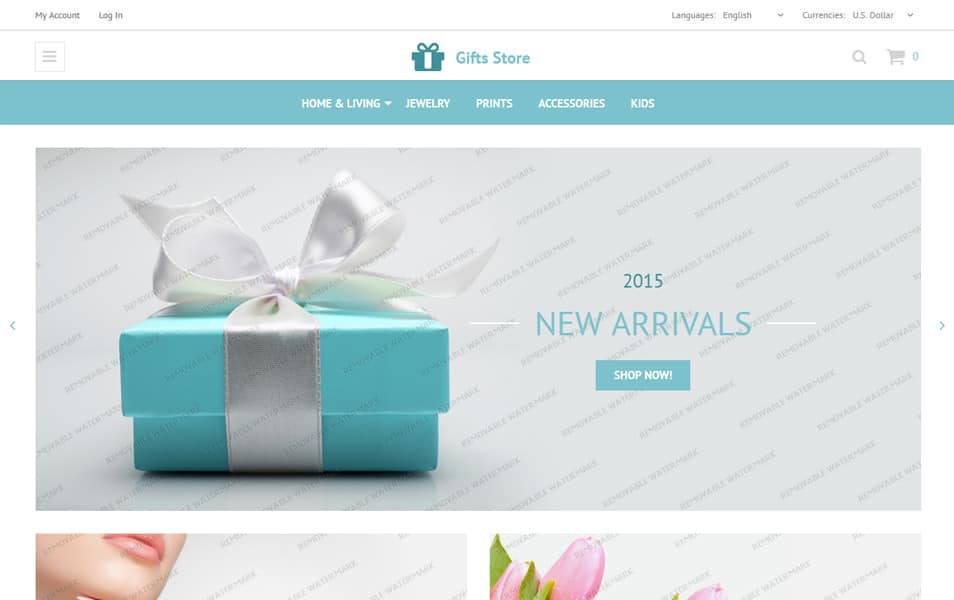 Gift Store OsCommerce Free Theme