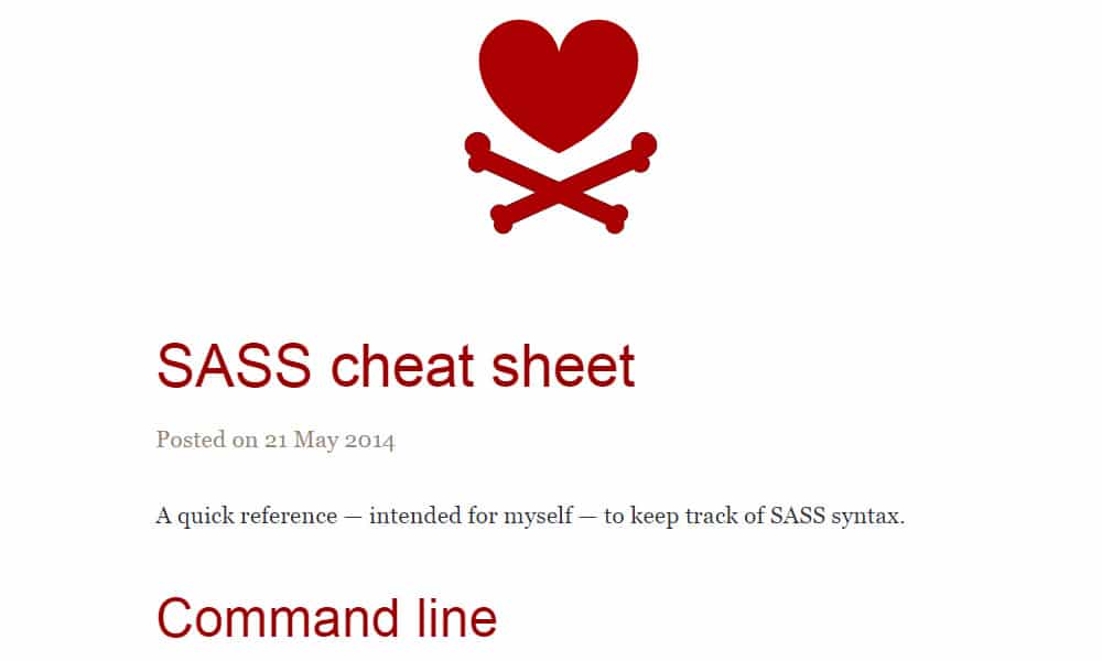 SASS Cheat Sheet