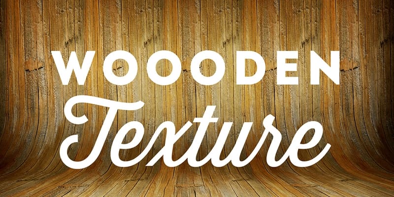 Vintage Blurred & Curved Wood Texture