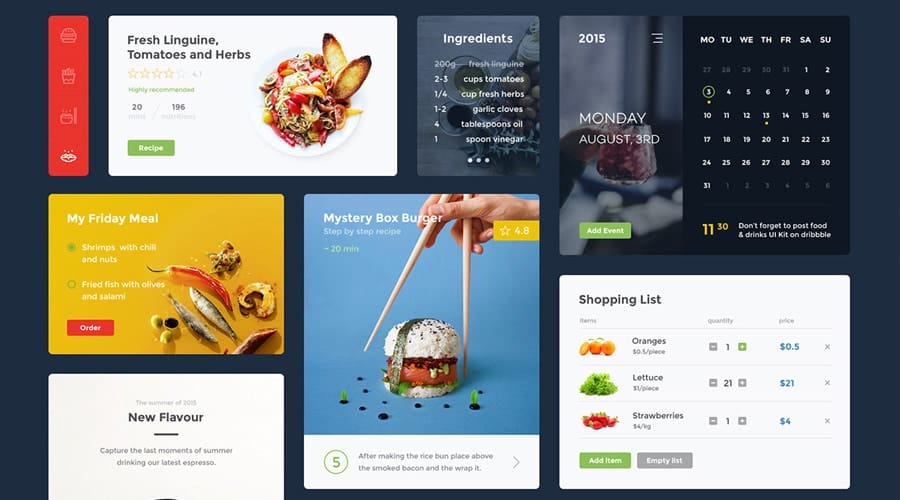 Food & Drink UI Kit