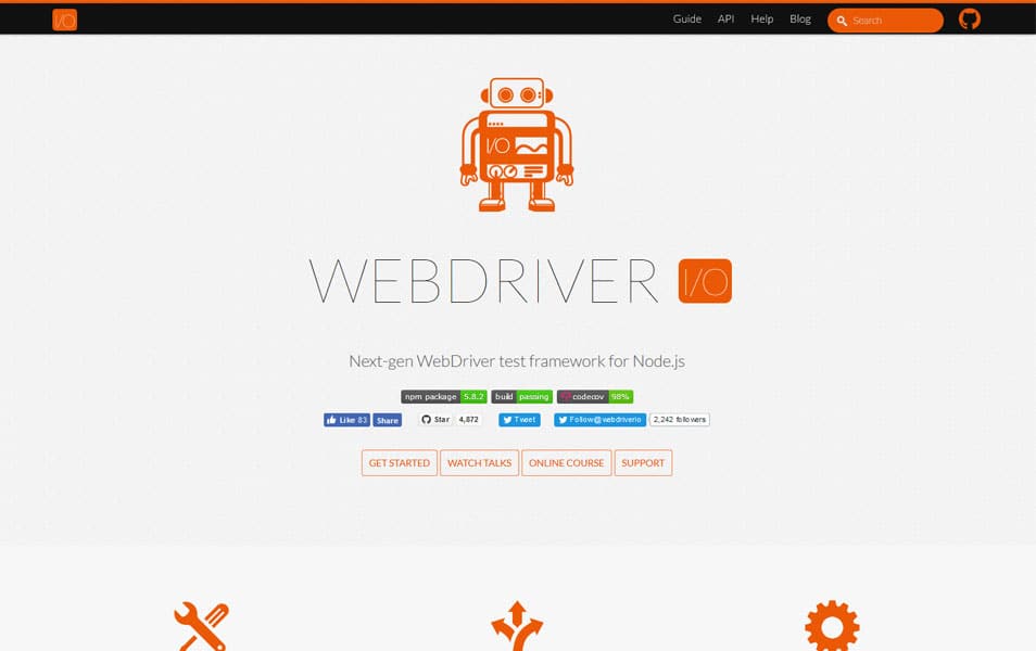 WebdriverIO