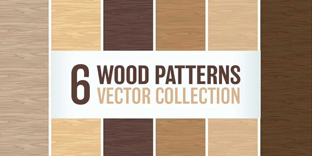 Wood Patterns Vector Collection 