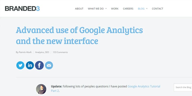 Advanced Use of Google Analytics and The New Interface