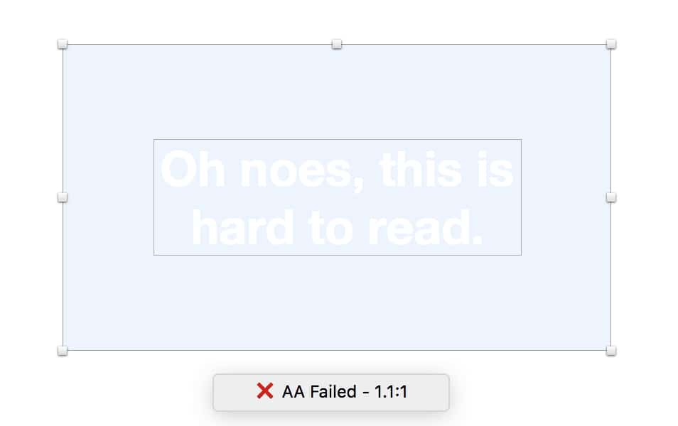 Color Contrast Analyser for Sketch
