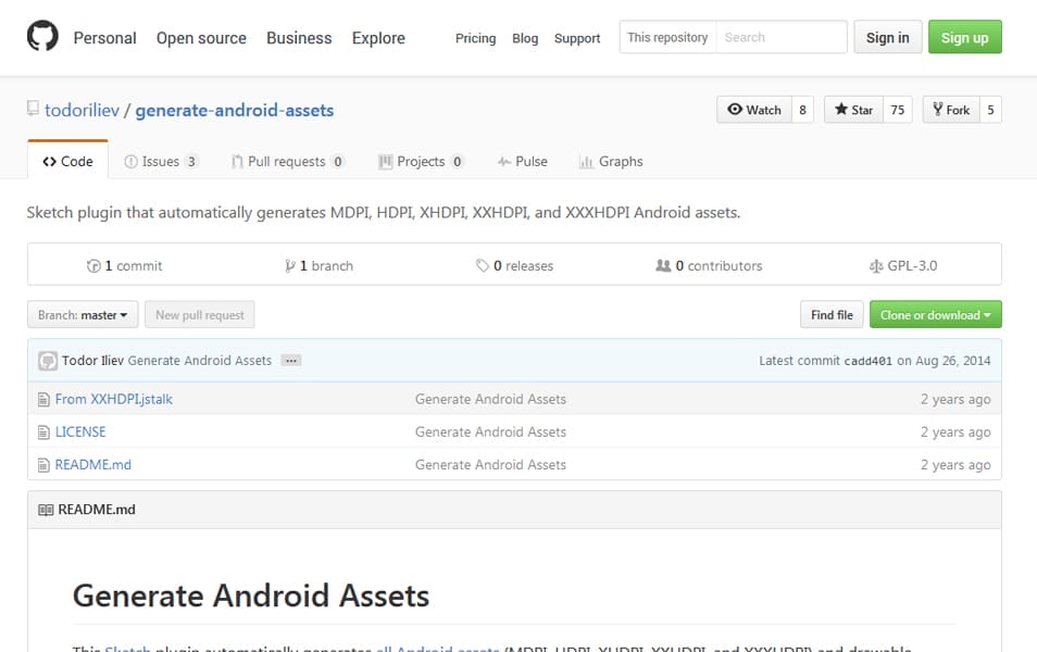 Generate Android Assets
