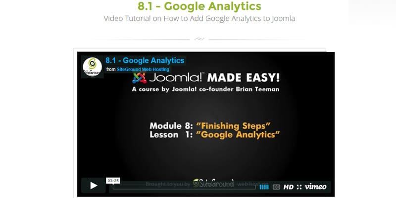 How to Add Google Analytics to Joomla
