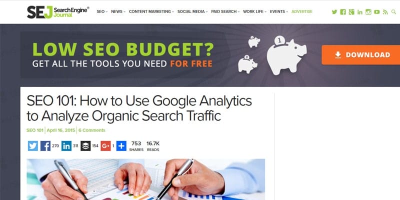 How to Use Google Analytics to Analyze Organic Search Traffic