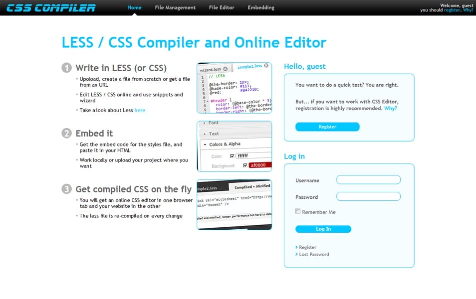 online compiler for html and css