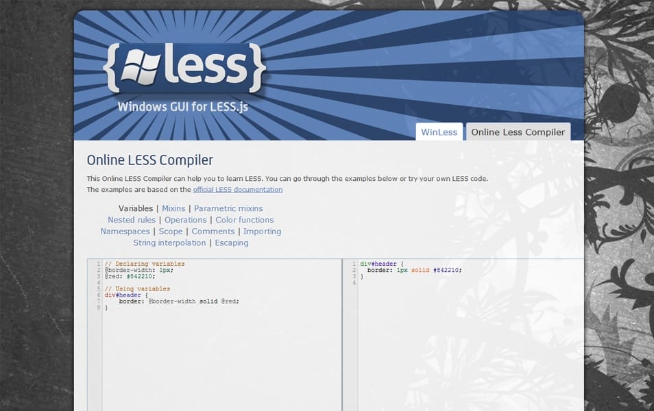 Online LESS Compiler