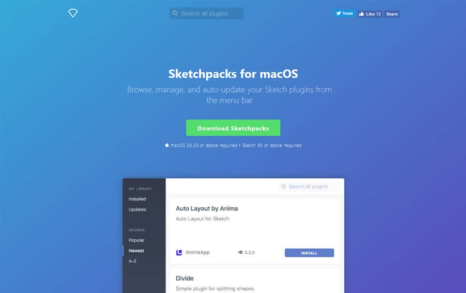 Sketchpacks for macOS