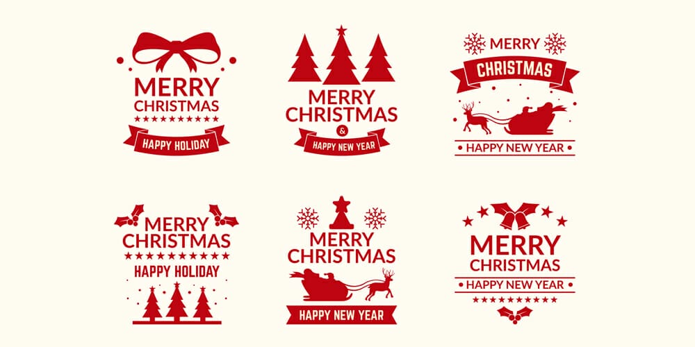 Christmas Badge Collection