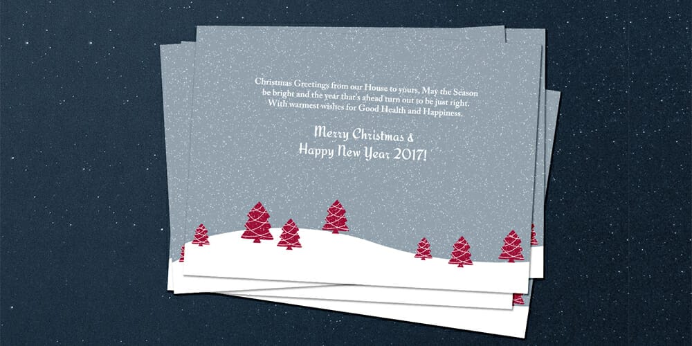Christmas Card PSD