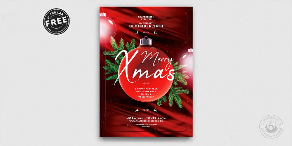 Christmas Eve Flyer Template