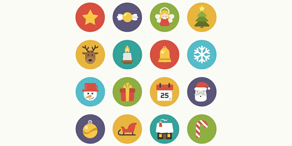 Christmas Flat Icons