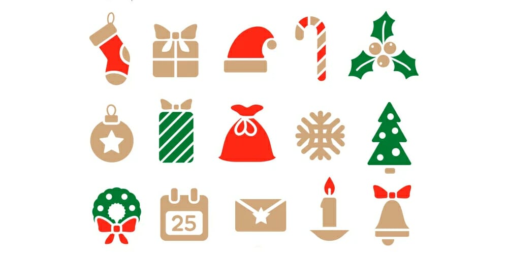 Christmas Icons set