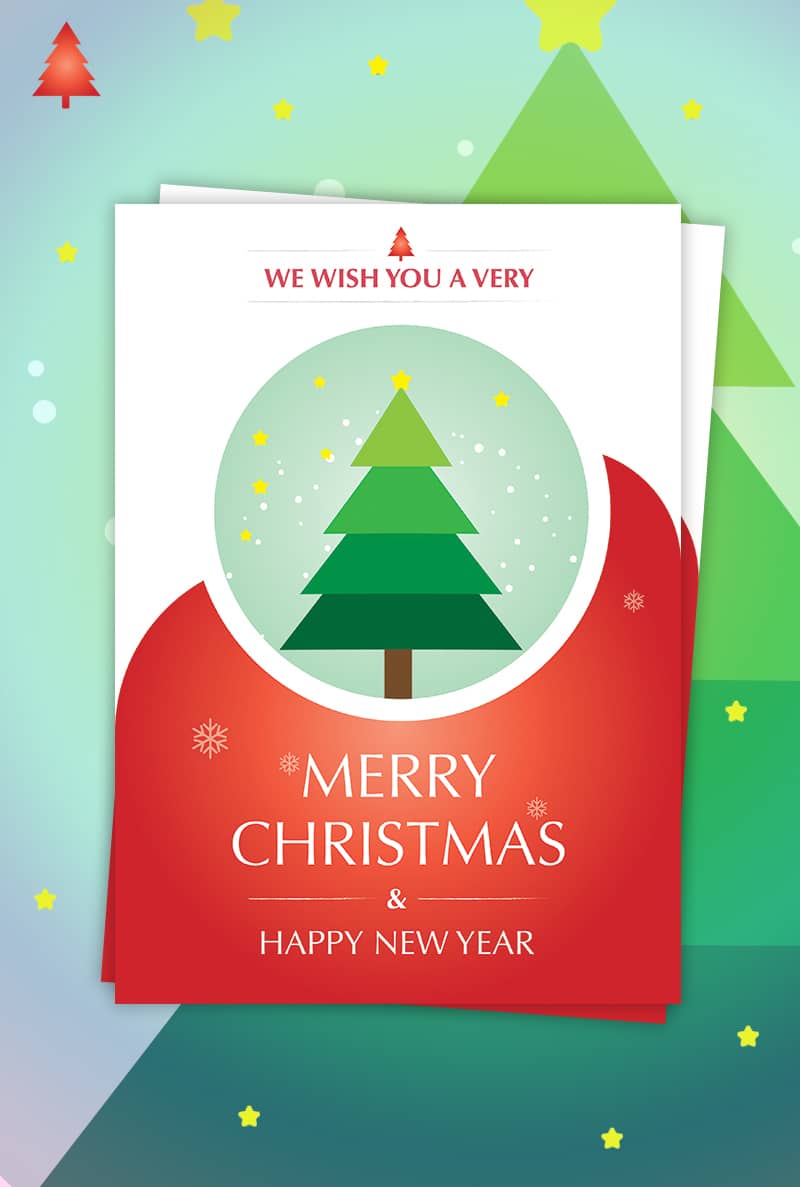 Christmas & New Year Card Design