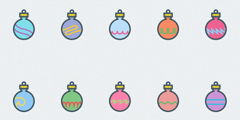 Christmas Ornaments Set