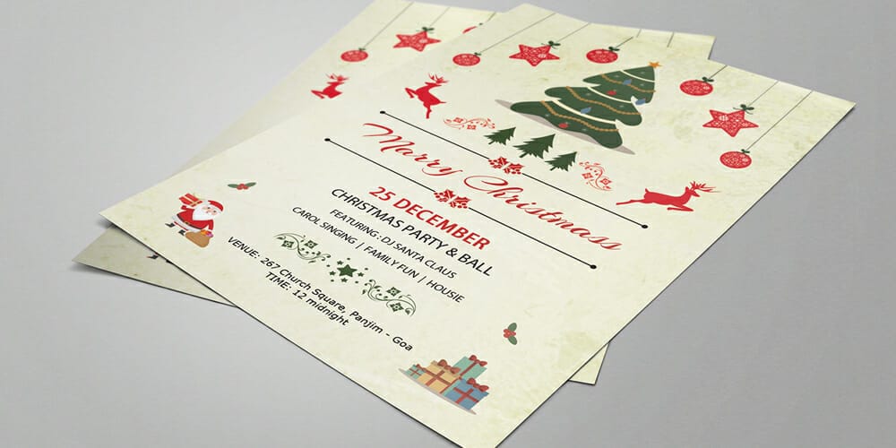 Christmas Party Flyers