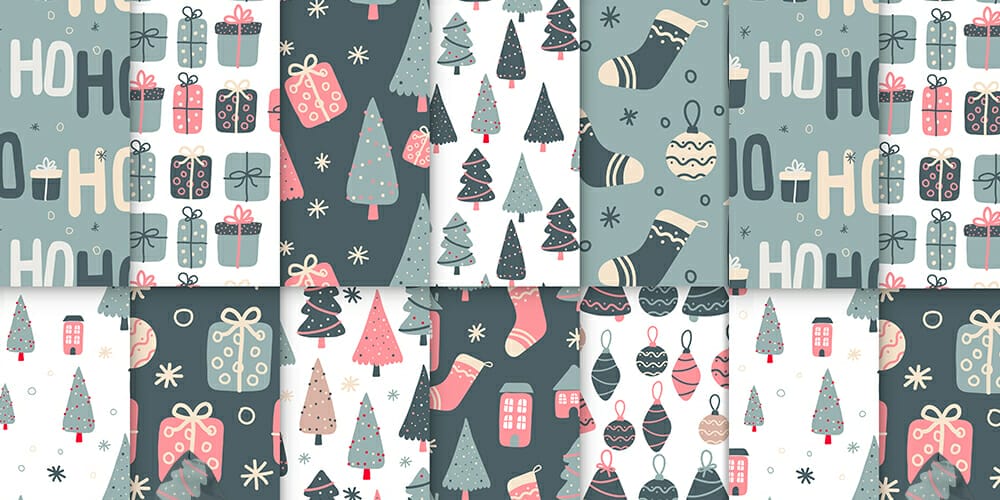 Christmas Patterns set