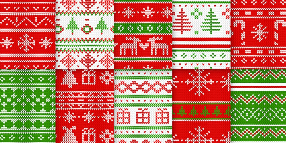 Christmas Sweater Vector Pattern