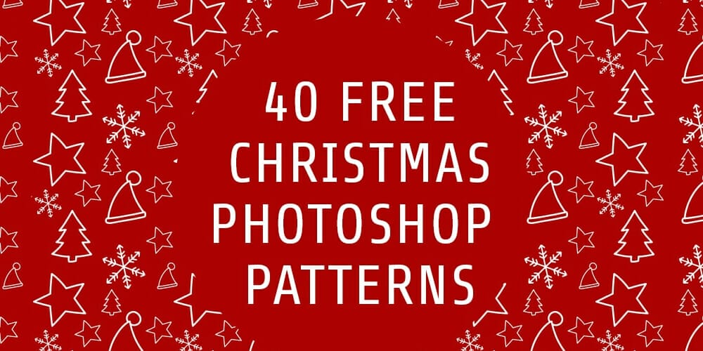 Christmas Themed Seamless Photoshop Patterns