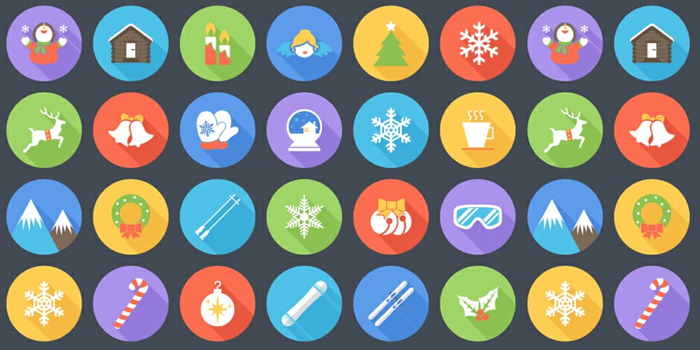 Christmas and Winter Icons