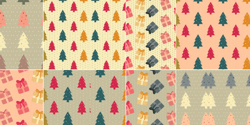Colorful Christmas Patterns