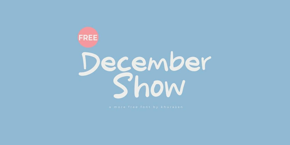 December Show Font