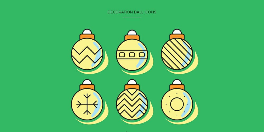 Decoration Ball Icons