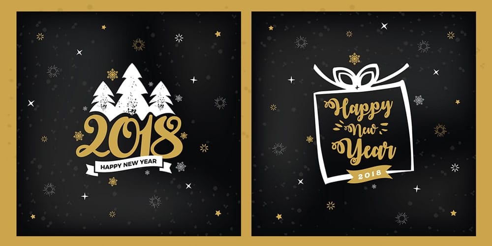 Free New Year Greeting Card Templates