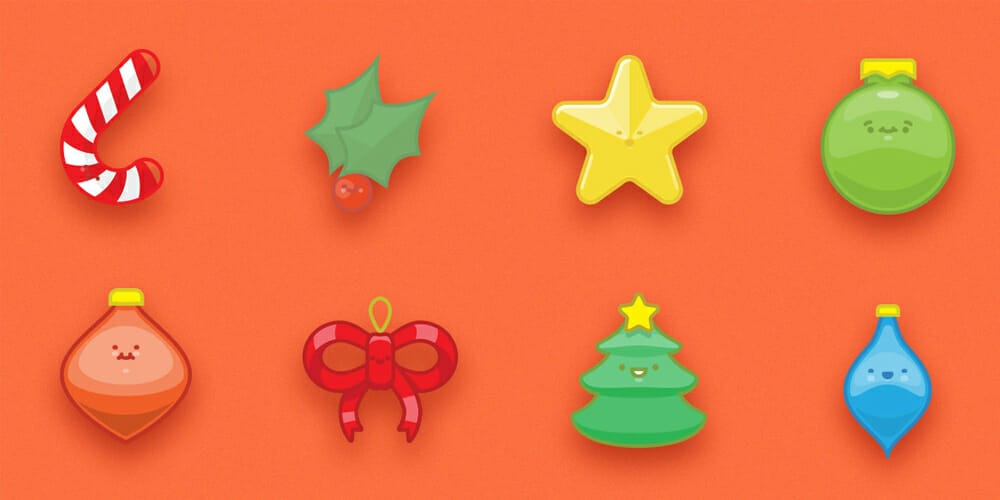 Happy Christmas Ornaments