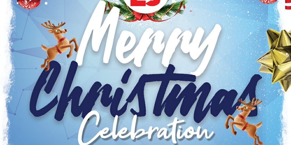 Merry Christmas Celebration Event Flyer