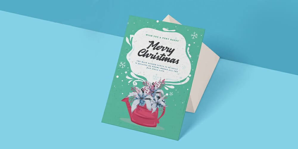 Merry Christmas Greeting Card