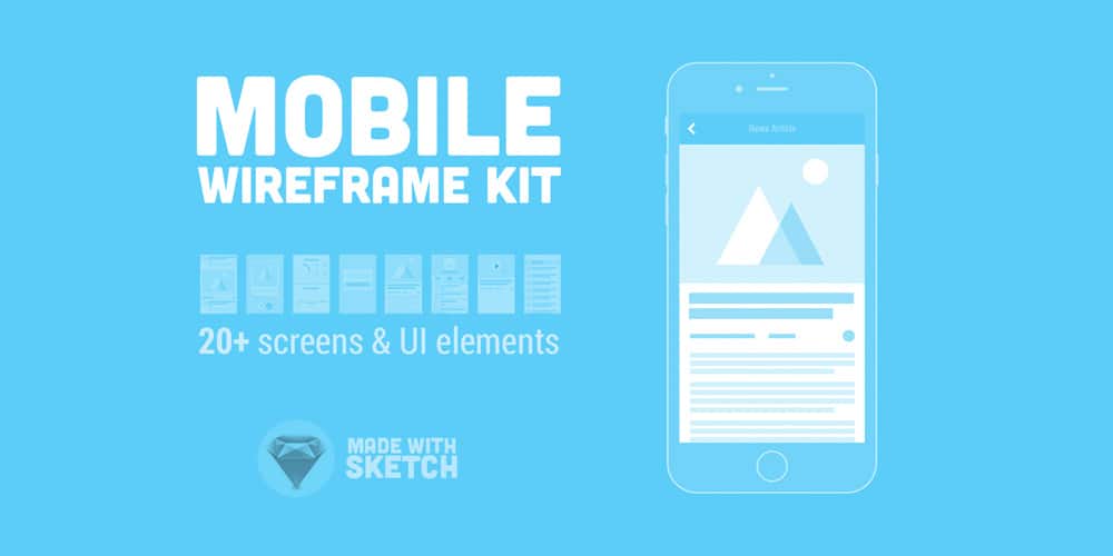 Mobile Wireframe kit