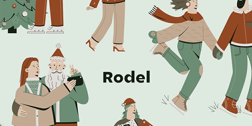 Rodel Christmas Illustrations