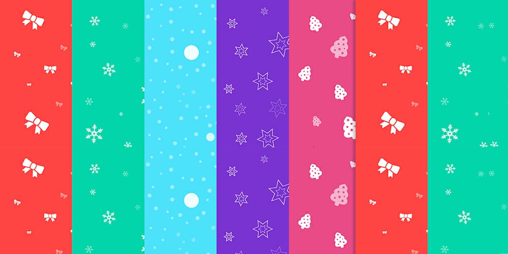 Seamless Christmas Backgrounds