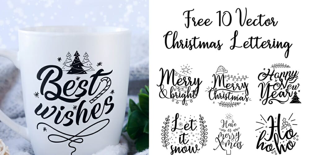 Vector Christmas Lettering