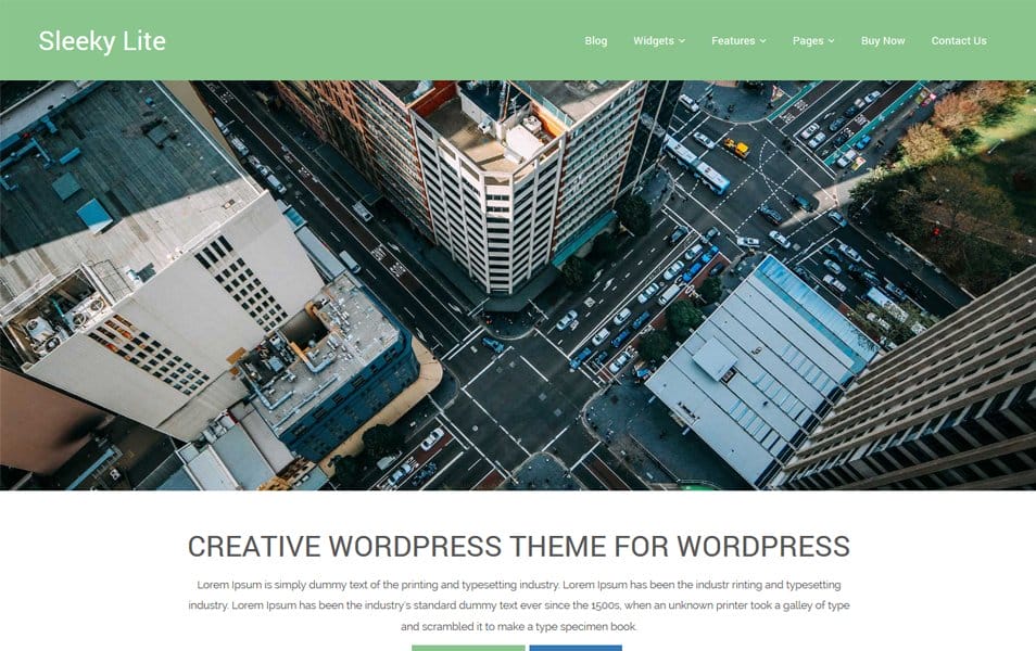 Sleeky Responsive WordPress Theme