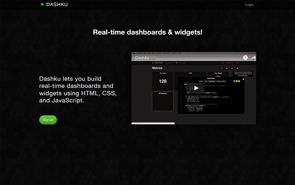 20+ Best Dashboard Frameworks 11 Dashku